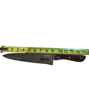 Vintage RS 9 In Blade Stainless Steel‎ Japan Chef's Knife Wood Handle
